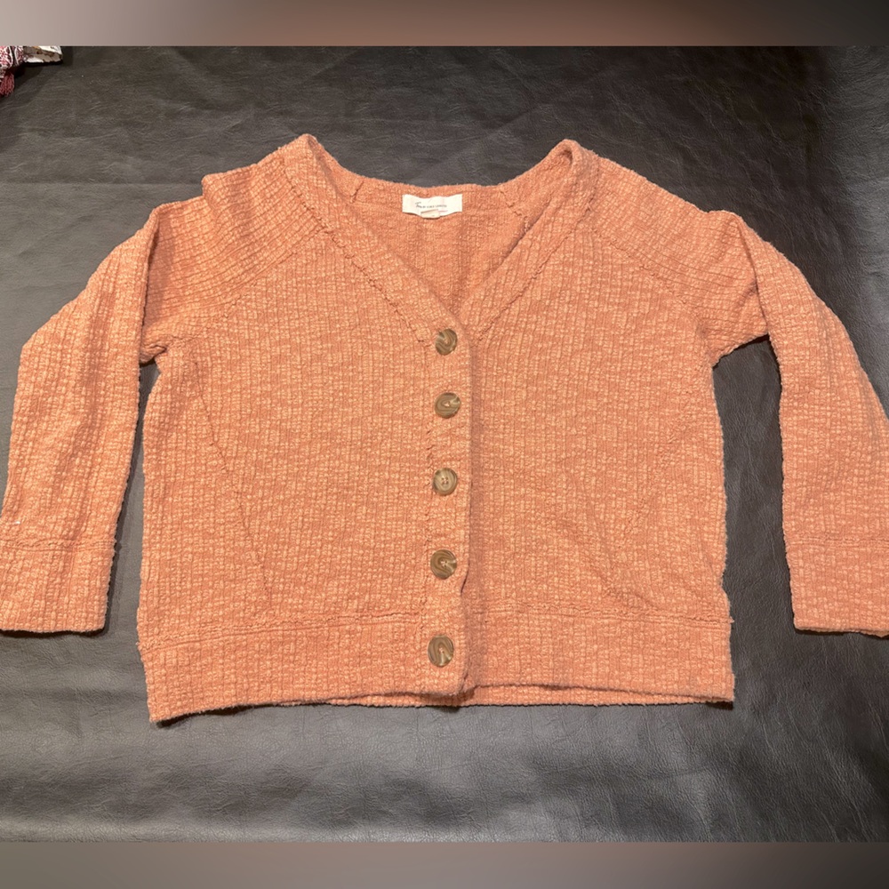 Two by Vince Camuto Cardigan- Burnt Orange